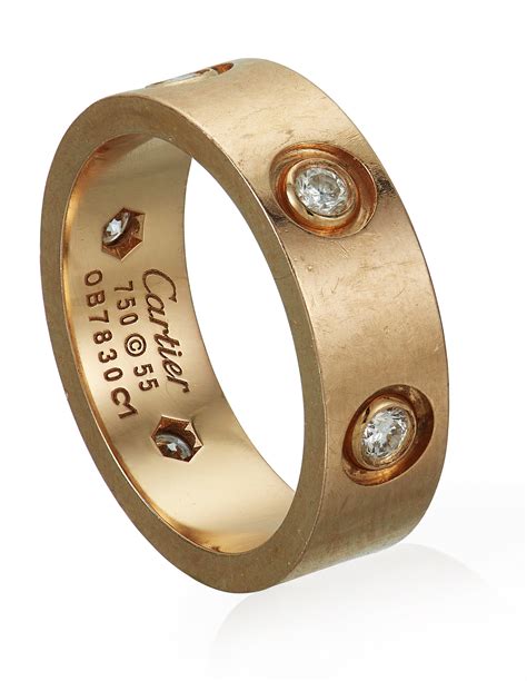 women's cartier gold ring|cartier ring with diamond price.